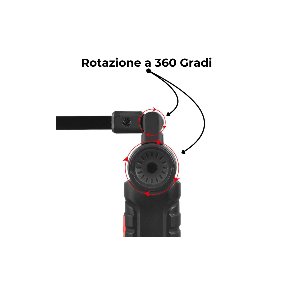 LAMPADA DA LAVORO A LED TASCABILE RICARICABILE - PL-YX22