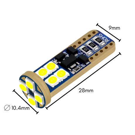 LUCI DI POSIZIONE LED T10 W5W - PLT10-1198 - Plaser