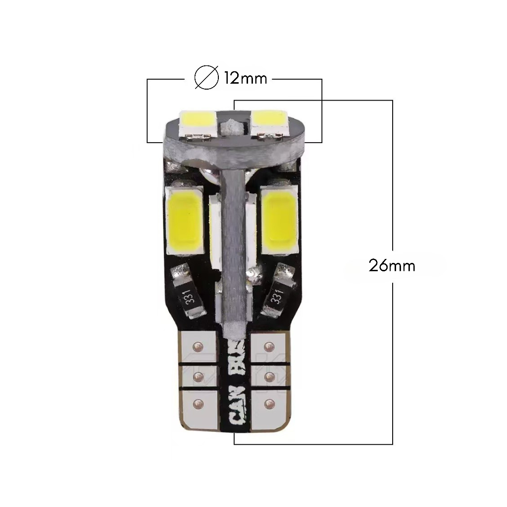 LUCI DI POSIZIONE LED T10 W5W - PLT10-1182 - Plaser