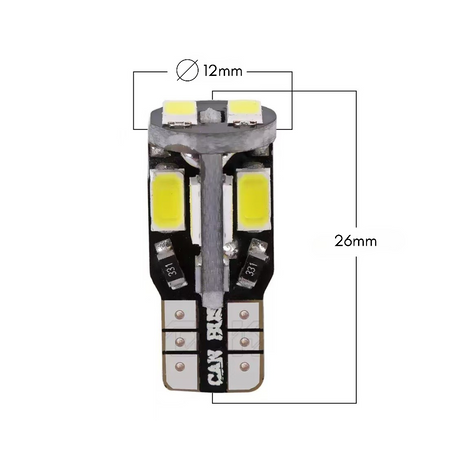LUCI DI POSIZIONE LED T10 W5W - PLT10-1182 - Plaser
