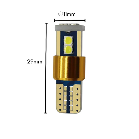 LUCI DI POSIZIONE LED T10 W5W 12 E 24 VOLT - PLT10-1231 - Plaser