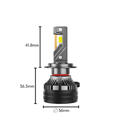 KIT LED H7 CANBUS LENTICOLARE POTENZIATO - PLH7F7 - Plaser