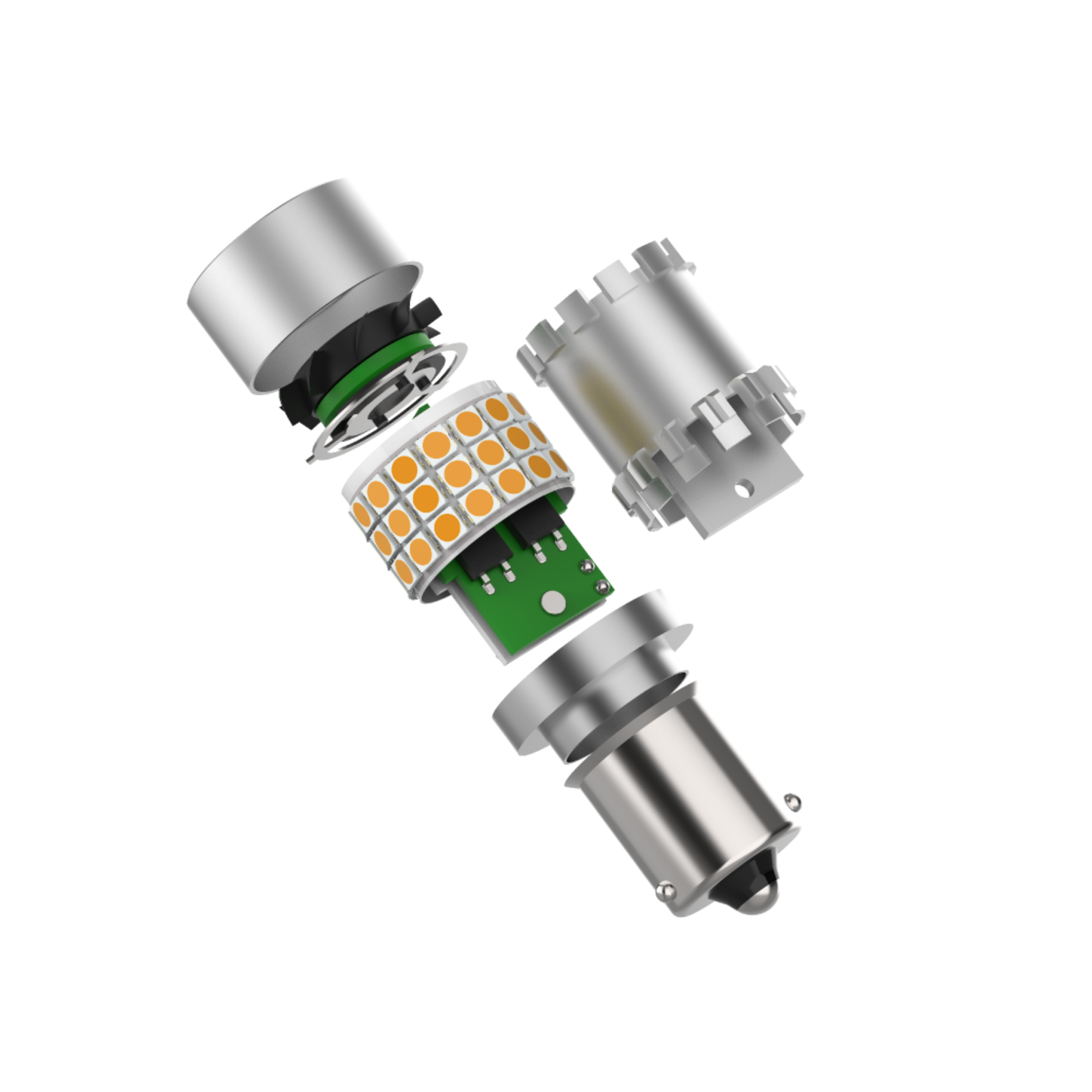 LAMPADE FRECCE INDICAZIONE DIREZIONE LED PY21W SINGOLA LUCE BAU15S PLASER - PLBAU15SMFA - Plaser