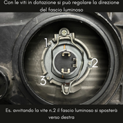 KIT LED H4 CON LENTE PLUG & PLAY - PLH4A5 - Plaser