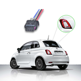 CONNETTORE CABLATO 4 PIN FANALE POSTERIORE LED FIAT 500 312 PANDA 312- PL44077