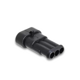 CONNETTORE FEMMINA 3 PIN SUPERSEAL CON FASTON - PL74010