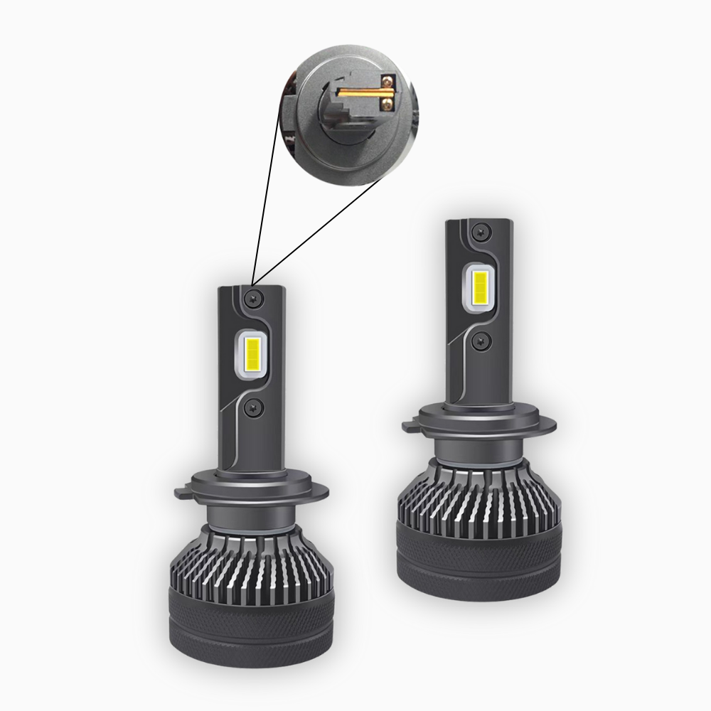 KIT LUCI LED AUTO H7 CANBUS 55W 20000 LUMEN 6000K PER FARI LENTICOLARI