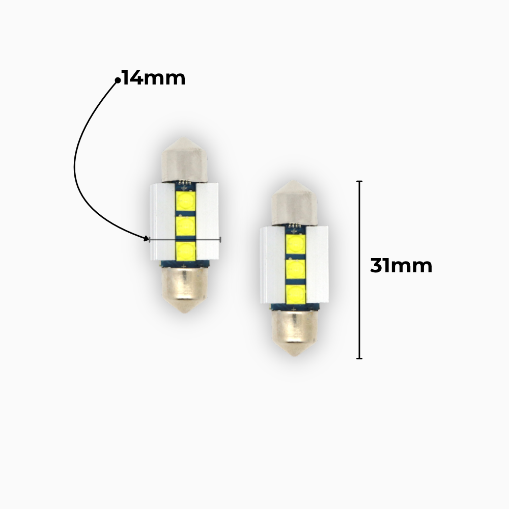 LAMPADE LED A SILURO CANBUS 12 VOLT 450 LUMEN 6500K 4.8 WATT