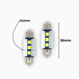 LAMPADE LED A SILURO CANBUS 12 VOLT 450 LUMEN 6500K 4.8 WATT