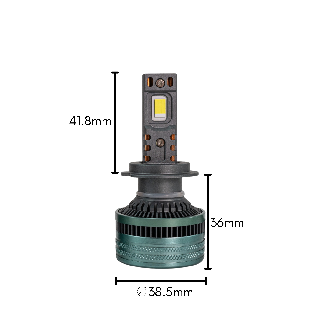 KIT LAMPADE LED H7 12 e 24 VOLT CANBUS - ELEVATA LUMINOSITA' - PLH7F5 - Plaser