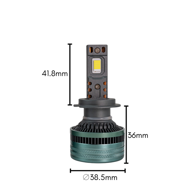 KIT LAMPADE LED H7 12 e 24 VOLT CANBUS - ELEVATA LUMINOSITA' - PLH7F5 - Plaser