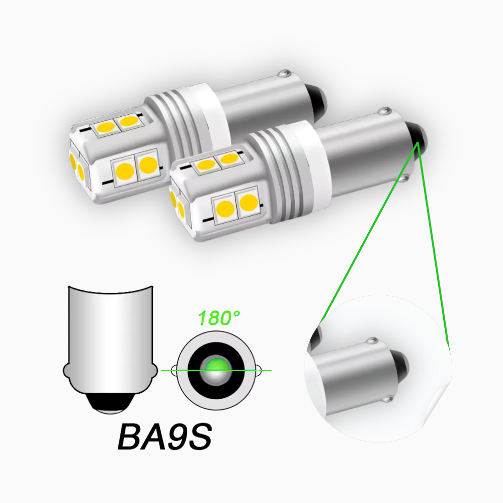 LUCI DI POSIZIONE LED T4W BA9S 1,2 WATT 250 LUMEN