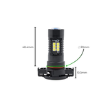 LUCI DI POSIZIONE DIURNE E FENDINEBBIA LED CON LENTE 6000K PSX24W PSX19W - PL-PSX24